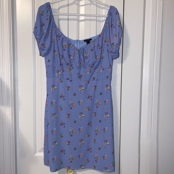 Forever 21 Floral Puff Sleeve Dress - Picture 6 of 14